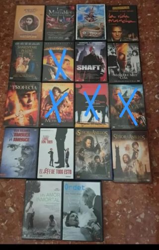 Películas DVD Variadas diferentes precios