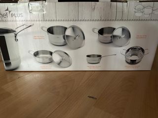 Ollas acero Chef Plus - 5 piezas