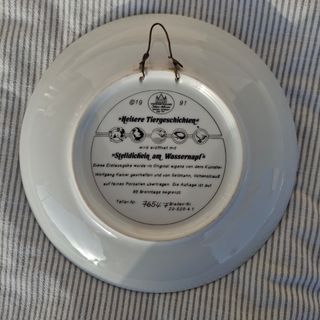 Plato vintage Dachshund