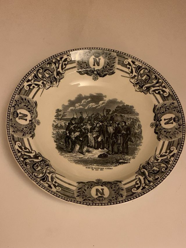 Piatto commemorativo Morte Maresciallo Lannes