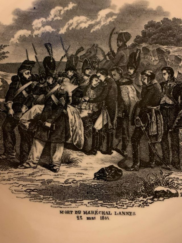 Piatto commemorativo Morte Maresciallo Lannes