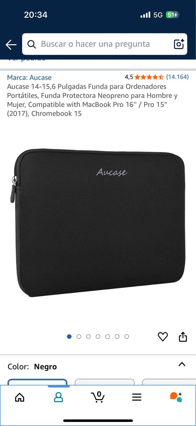 Funda Aucase 14-15.6" portátil