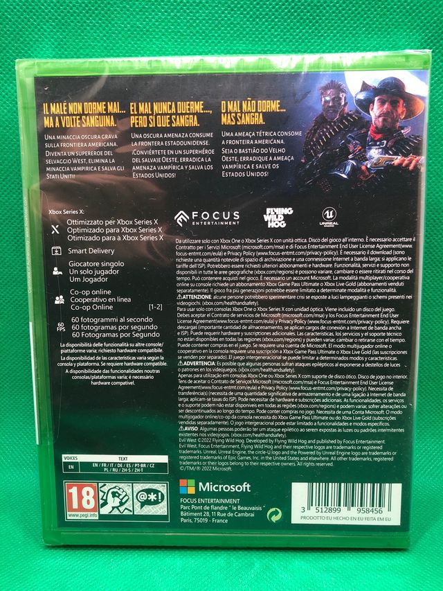 Evil West Xbox NUEVO