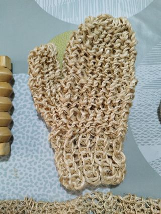 Set bagno 100% natural sisal e faggio