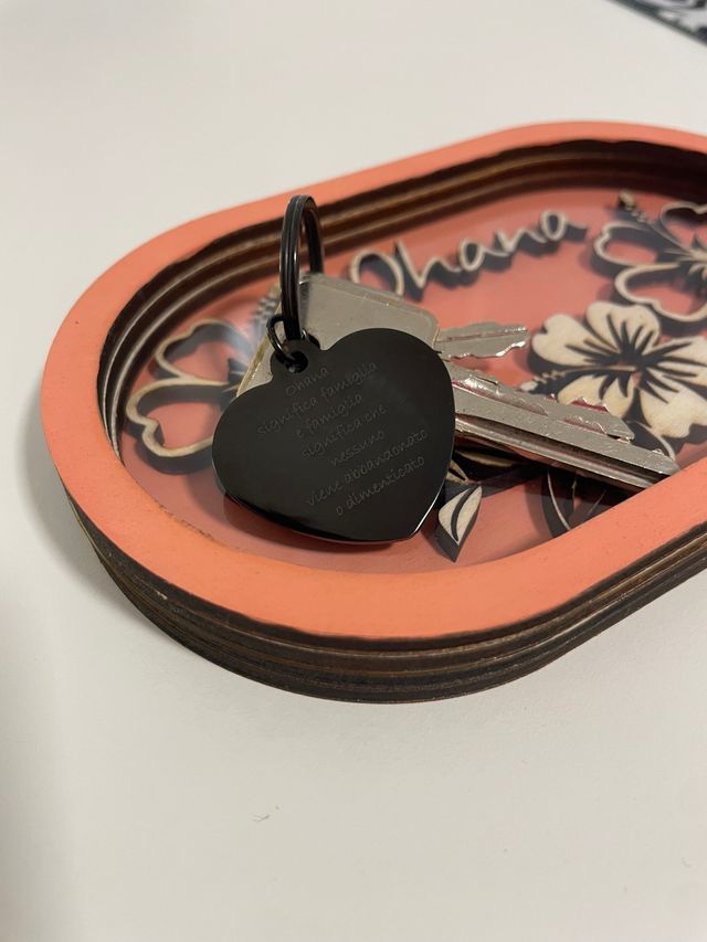 Vassoio svuotatasche - porta chiavi stitch