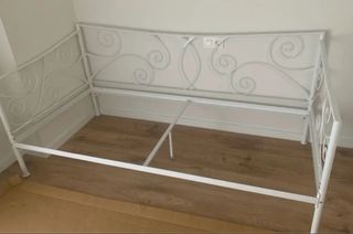 Cama blanca metal - Forja