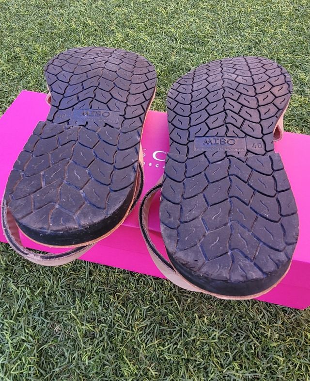 Sandalias Mascaró beige - Talla 40