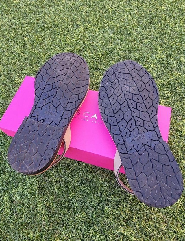 Sandalias Mascaró beige - Talla 40