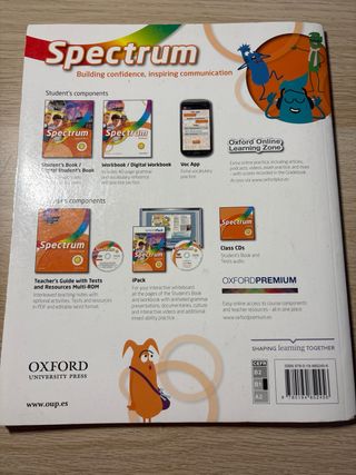 Libro ingles Spectrum 3ESO. Workbook