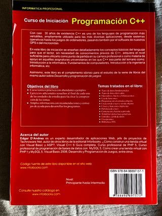 PROGRAMACION C++ CURSO INICIACION