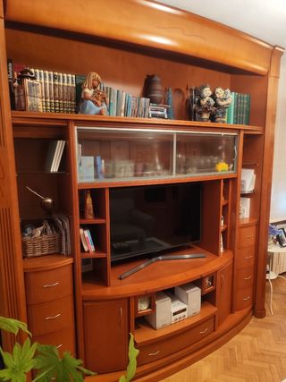 Mueble TV madera maciza