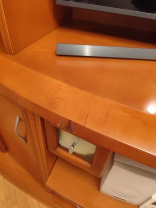 Mueble TV madera maciza