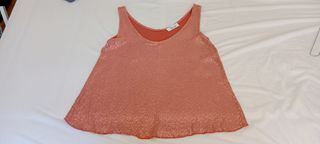 Top rosa brillante mujer