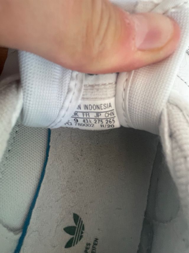 Adidas Continental 80 Blancas y Verdes