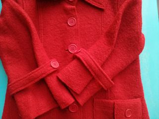 Abrigo rojo Mango - Talla M