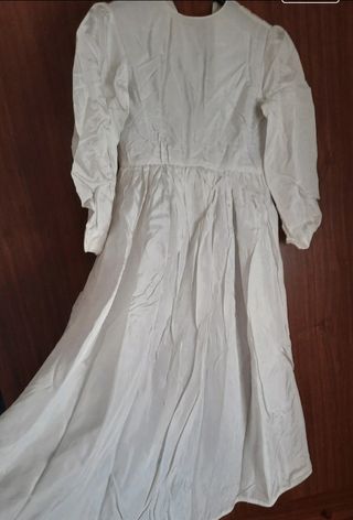 Abito Comunione bambina in tulle con cuffietta