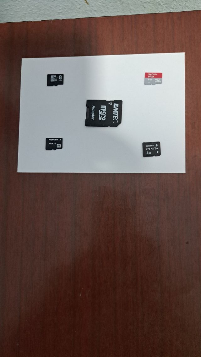 Tarjetas de memoria - 8GB, 32GB, 4GB, 8GB