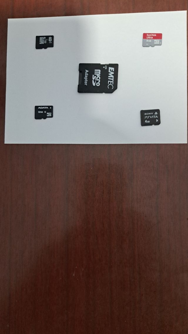 Tarjetas de memoria - 8GB, 32GB, 4GB, 8GB