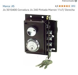 Cerradura JIS 3010400 Marrón