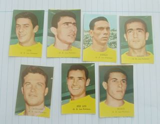 7 Cromos UD Las Palmas 66-67