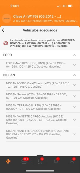 Pastillas freno Nissan Terrano, Ford Maverick
