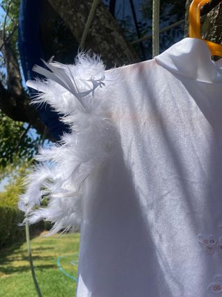 Trajes baile: mono rojo & blanco