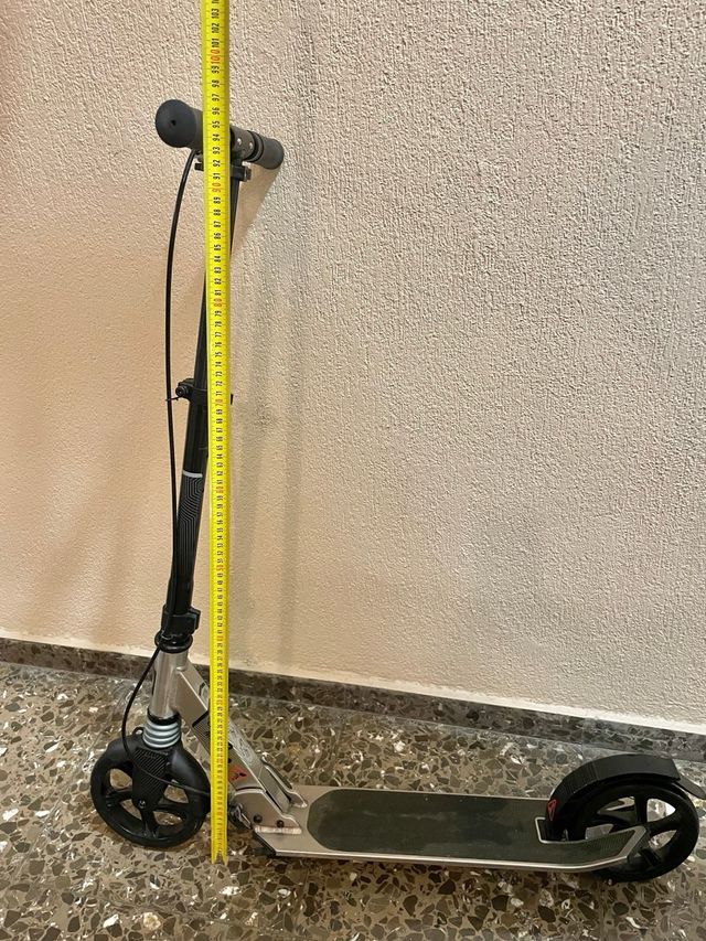 Patinete Plegable Niños Oxelo Mid9 gris