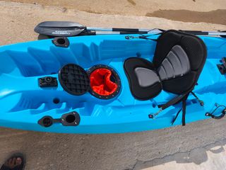 Kayak Cambridge de pesca 2+1 plazas y 4 cañeros
