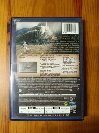 Lote libros y películas de El Señor de los Anillos