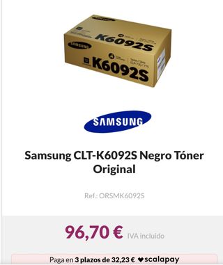 Impresora Laser Samsung CLP-770ND ​⚠️Averiada​⚠️