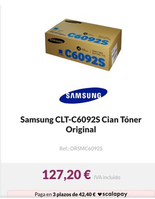 Impresora Laser Samsung CLP-770ND ​⚠️Averiada​⚠️