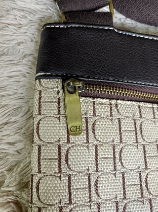 Bolso bandolera CH Carolina Herrera beige