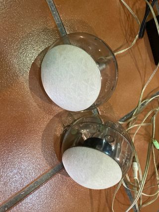 Altavoces transparentes vintage