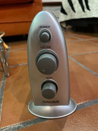 Altavoces transparentes vintage