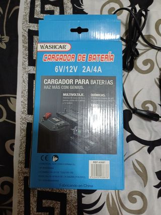 Cargador Batería 6V/12V 2A/4A Washcar