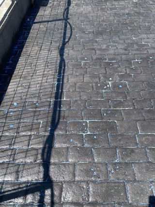 Hormigón impreso pavimento