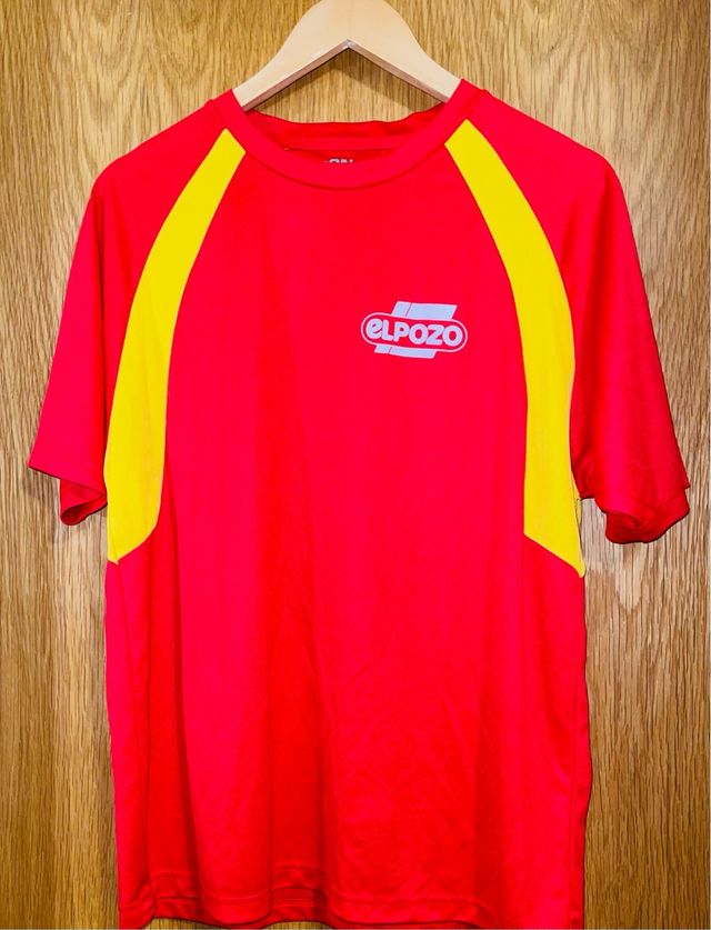 Camiseta ElPozo roja y amarilla XL