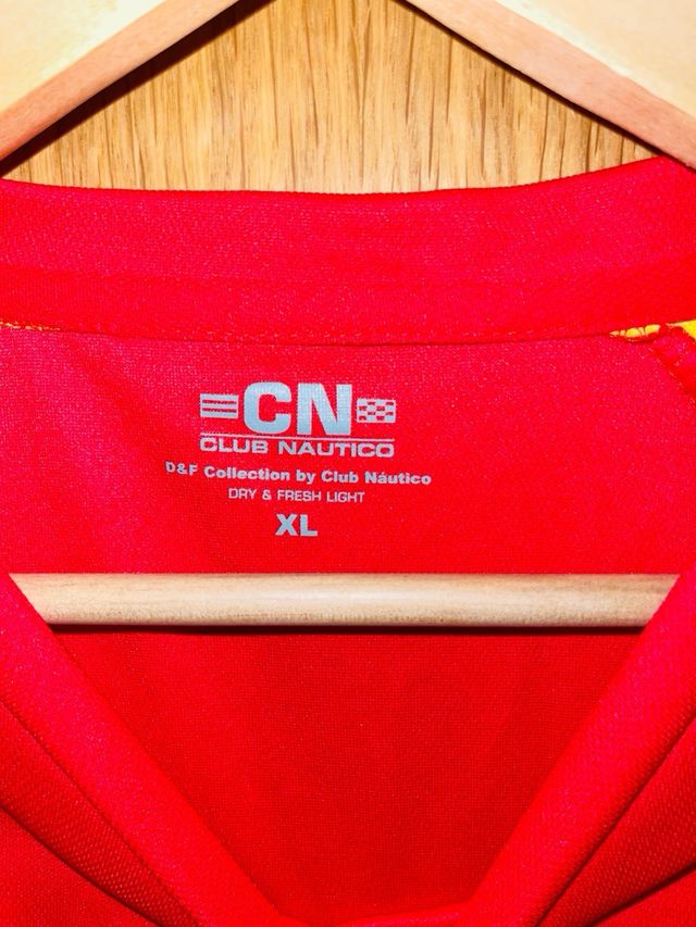 Camiseta ElPozo roja y amarilla XL