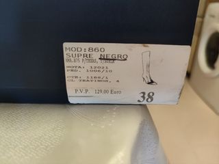 Botas altas Pedro Miralles N° 38