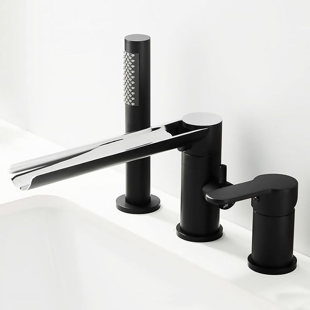 Grifo cascada bañera negro (NUEVO)