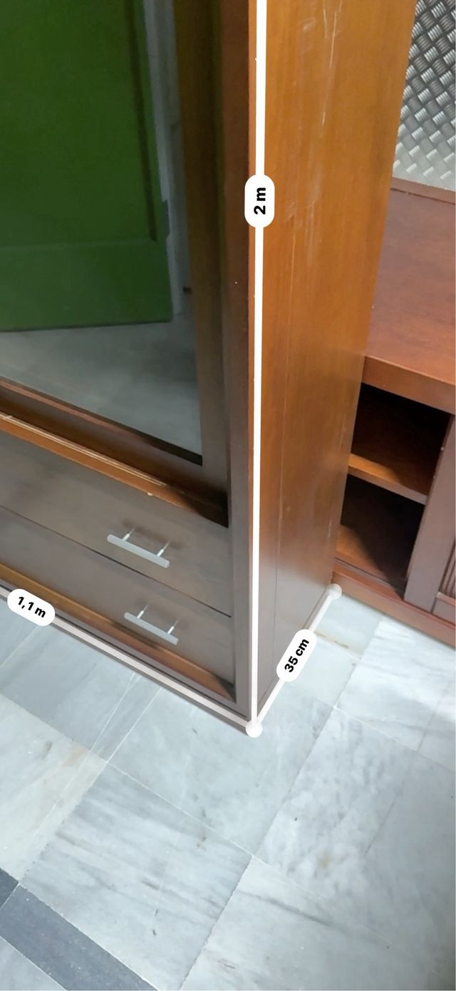 Muebles salón madera maciza