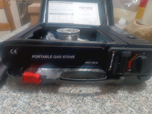 Fornello a gas portatile BDZ-155-A con valigetta