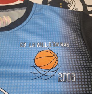 Samarreta prepartit CB La Vall d'en Bas(Catalunya)
