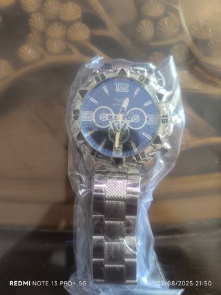Reloj Howe Hombre - Azul y Plata