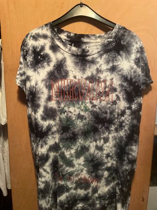 Camiseta Nirvana tie-dye Bershka