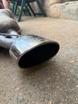 Escape trasero de serie modificado seat leon mk1