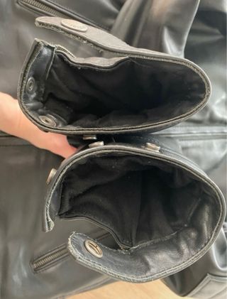 Cazadora moto cuero Helstons
