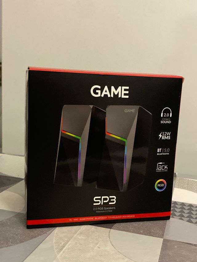 Altavoces GAME SP3 2.0 RGB Bluetooth