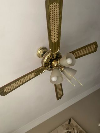 Ventilador techo 3 luces