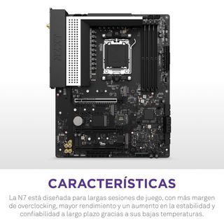 Placa base NZXT N7 B650E blanca